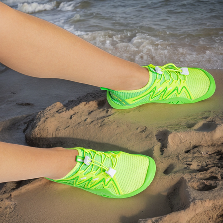 Buty do wody na plaże kamieniste kajak 42 zielone