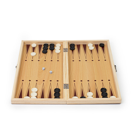 Gra 3w1 szachy warcaby backgammon magnetyczne drewniane