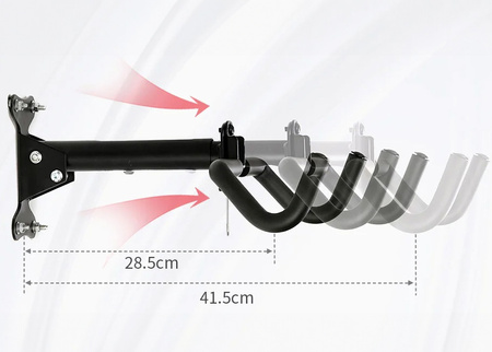 Uchwyt ścienny hak na rower mocny regulowany na ścianę wieszak rowerowy