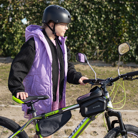 Kask rowerowy regulowany ochronny na rolki hulajnogę deskorolkę dla dzieci dorosłych 52-56 czarny