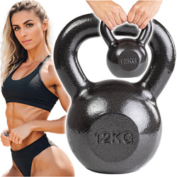 Kettlebell 12kg żeliwny BA-KCZ12 Pretorians