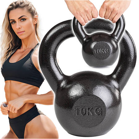 Kettlebell 10kg żeliwny BA-KCZ10 Pretorians