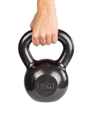 Kettlebell 12kg żeliwny BA-KCZ12 Pretorians