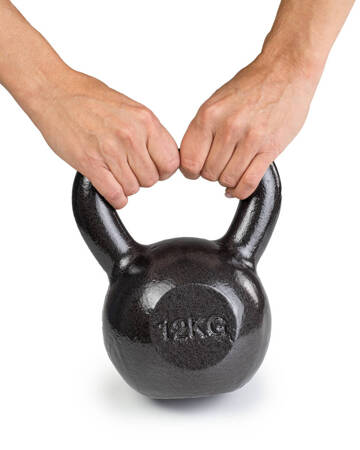 Kettlebell 12kg żeliwny BA-KCZ12 Pretorians