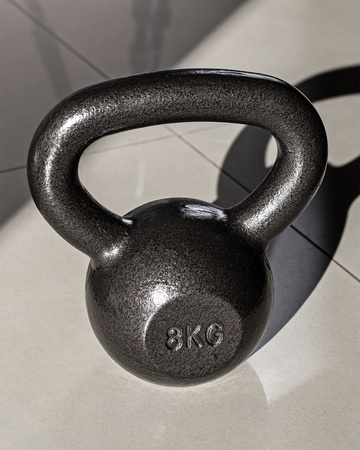 Kettlebell 8kg żeliwny BA-KCZ08 Pretorians