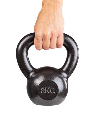 Kettlebell 8kg żeliwny BA-KCZ08 Pretorians