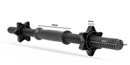 Sztanga 2w1 hantle - zestaw 40kg Pretorians